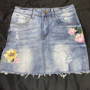 Angel Kiss Denim Skirt
